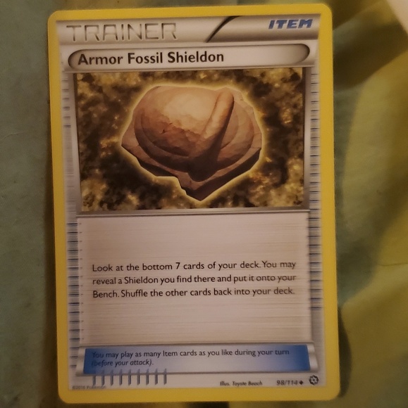 Other | Armor Fossil Shieldon 98 Pokemon Card | Poshmark Other | Armor Fossil Shieldon 98 Pokemon Card | Poshmark